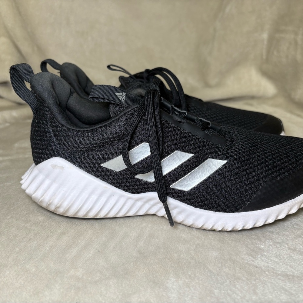Adidas Black and White FortaRun Sneakers Unisex Kids